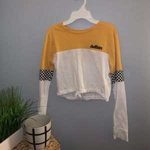 Hollister crop long sleeve